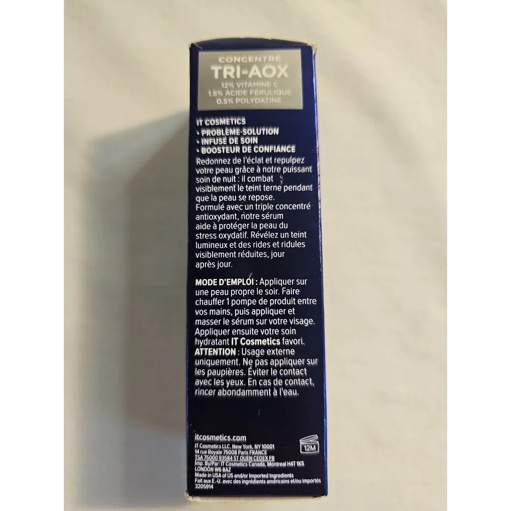 IT Cosmetics Confidence in Your Beauty Sleep Serum1 fl oz. Authentic - Picture 2 of 5